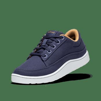 Men's Allbirds Canvas Pacers Sneakers Indigo | AUIIZ55638