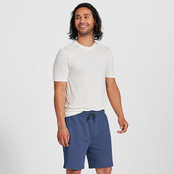 Men's Allbirds R&R Sweat Short Sweatpants Indigo | AUEGJ85935