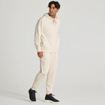 Men's Allbirds R&R Sweatpant Sweatpants White | AUQCS84124