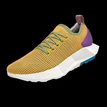 Men's Allbirds Tree Flyers Running Shoes Yellow | AAUDF70612