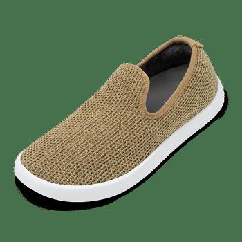 Men's Allbirds Tree Loungers Slip-Ons Beige | UAUTG50074