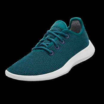 Men's Allbirds Tree Runners Sneakers Turquoise | YAUGT71912