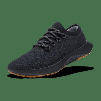 Men's Allbirds Wool Dasher Mizzles Running Shoes Black | PAUER82590