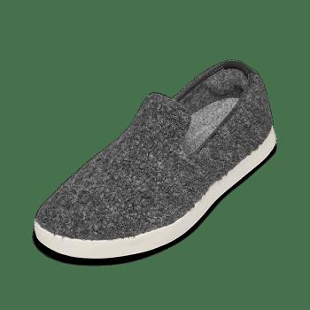 Men's Allbirds Wool Lounger Fluffs Slip-Ons Grey | AUNEJ90560