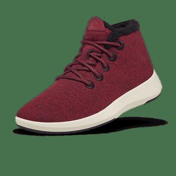 Men's Allbirds Wool Runner-up Mizzle Fluffs Waterproof Shoess Red | XAUGW24116