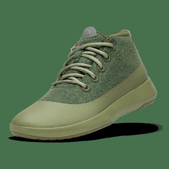 Men's Allbirds Wool Runner-up Mizzle Plus High Tops Green | AUNZX54071