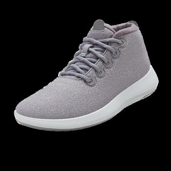 Men's Allbirds Wool Runner-up Mizzles Waterproof Shoess Grey | AAUDF75895