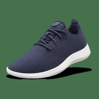 Men's Allbirds Wool Runners Sneakers Indigo | AUEAH92415