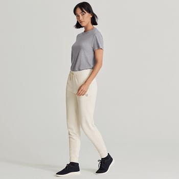 Women's Allbirds R&R Sweatpant Sweatpants White | SAUVO78385