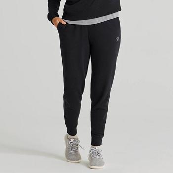 Women's Allbirds R&R Sweatpant Sweatpants Black | YAUGT34270