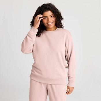 Women's Allbirds R&R Sweatshirt Sweatshirts Pink | ZAUNQ73495