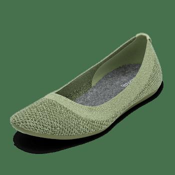 Women's Allbirds Tree Breezers Flats Green | AUNZX34836