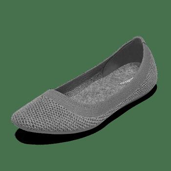 Women's Allbirds Tree Breezers Flats Grey | BAUSD89518