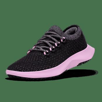 Women's Allbirds Tree Dasher 2 Running Shoes Black / Pink | AUICD17681