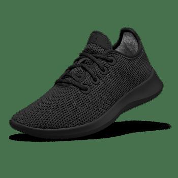 Women's Allbirds Tree Runners Sneakers Black | UAUTG38507