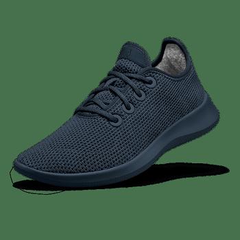 Women's Allbirds Tree Runners Sneakers Navy | TAUPQ63819