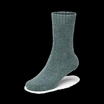 Women's Allbirds Trino® Cozy Crew Socks Deep Green | BAUSO16631