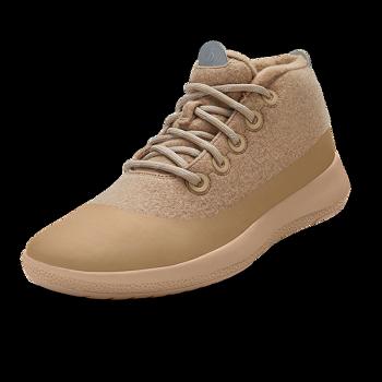 Women's Allbirds Wool Runner-up Mizzle Plus High Tops Beige | AUICD49758