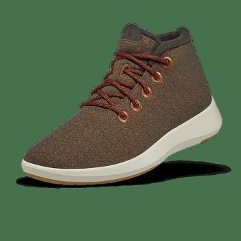 Women's Allbirds Wool Runner-up Mizzles High Tops Brown | AUEAH64727