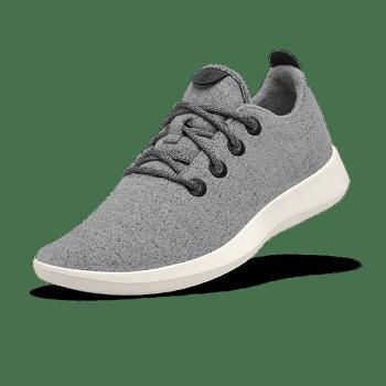 Women's Allbirds Wool Runners Sneakers White / Grey | UAUTG27893