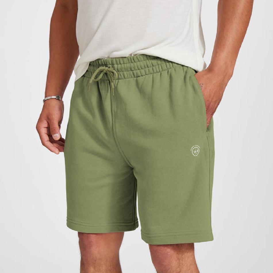 Men's Allbirds R&R Sweat Short Sweatpants Green | BAUSD88221