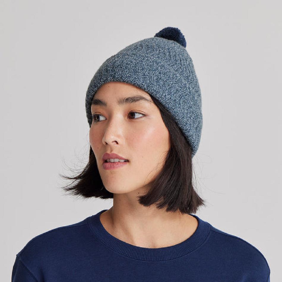 Men's Allbirds The Pom Beanie Hats Turquoise | TAUWZ93139