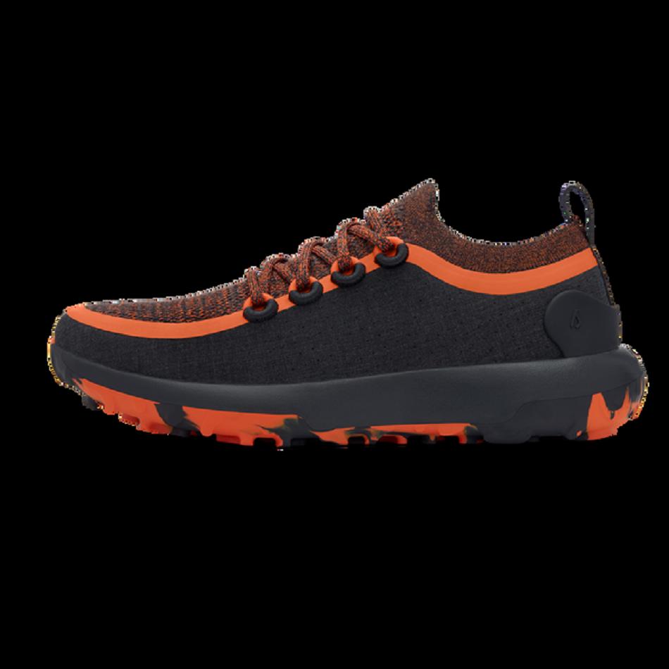 Men's Allbirds Trail Runners SWT Hiking Shoes Orange / Black | AUEGJ91608