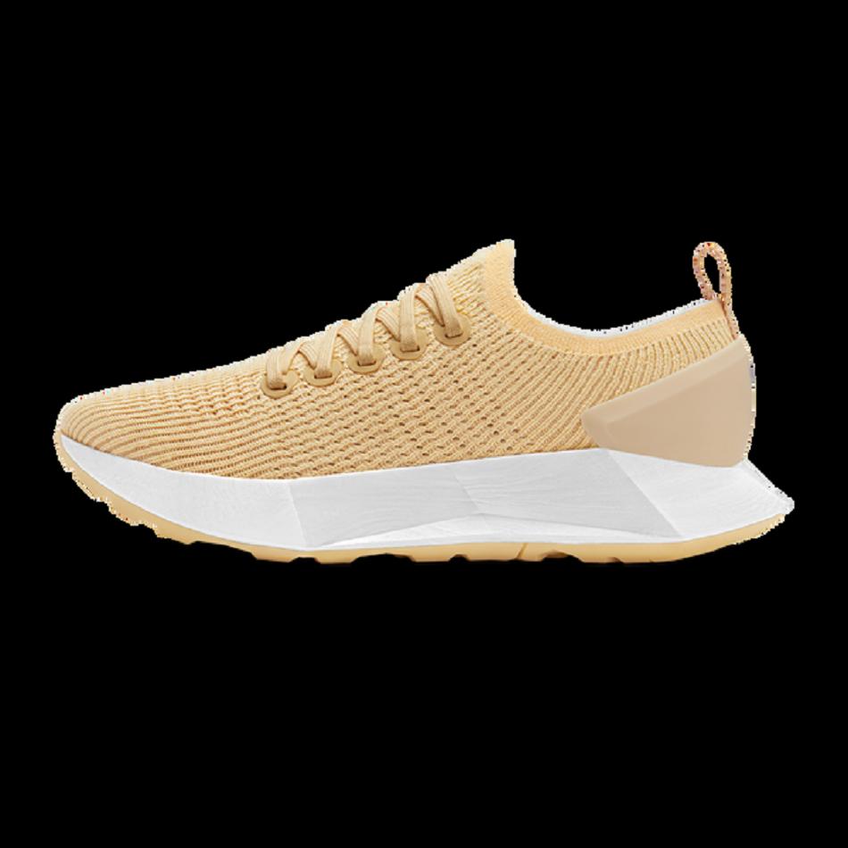 Men's Allbirds Tree Flyers Running Shoes Beige | XAUBH14304