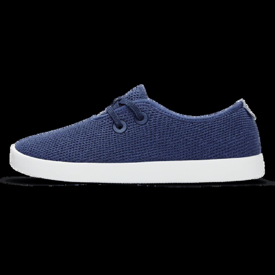 Men's Allbirds Tree Skippers Sneakers Indigo | AUDFL72056