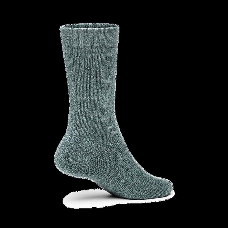 Men's Allbirds Trino® Cozy Crew Socks Deep Green | AUXMI72261