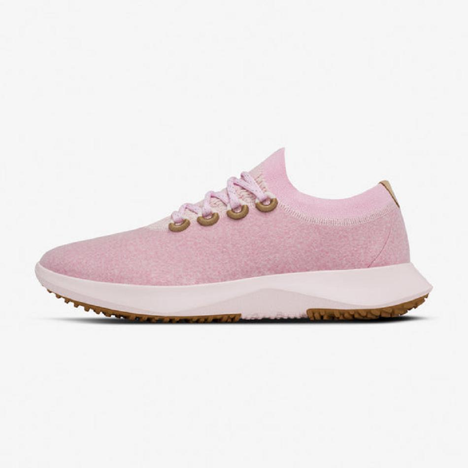 Men's Allbirds Wool Dasher Mizzles Waterproof Shoess Pink | LAUTR59009