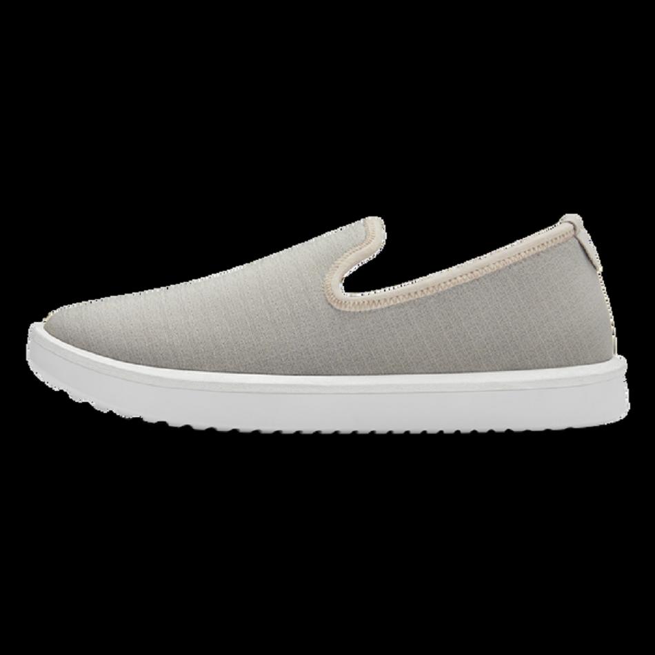 Men's Allbirds Wool Lounger Woven Slip-Ons Grey | AAUDF19280