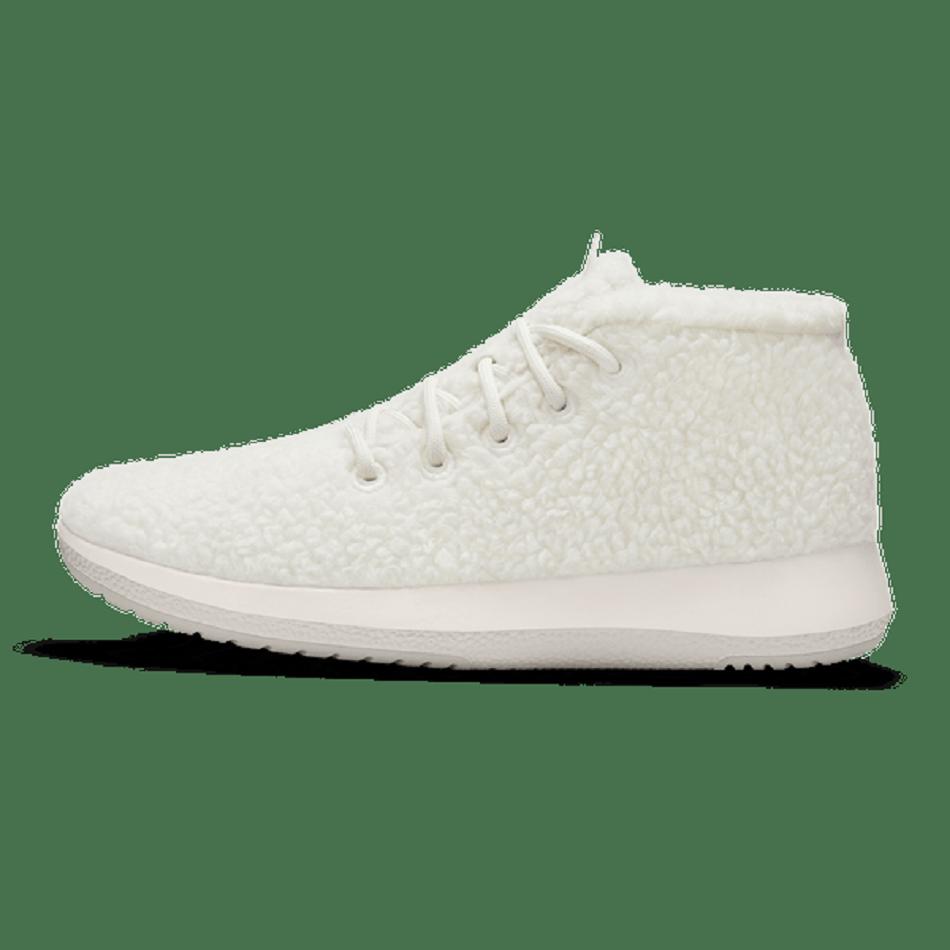 Men's Allbirds Wool Runner-up Fluffs High Tops White | AUXBR31217