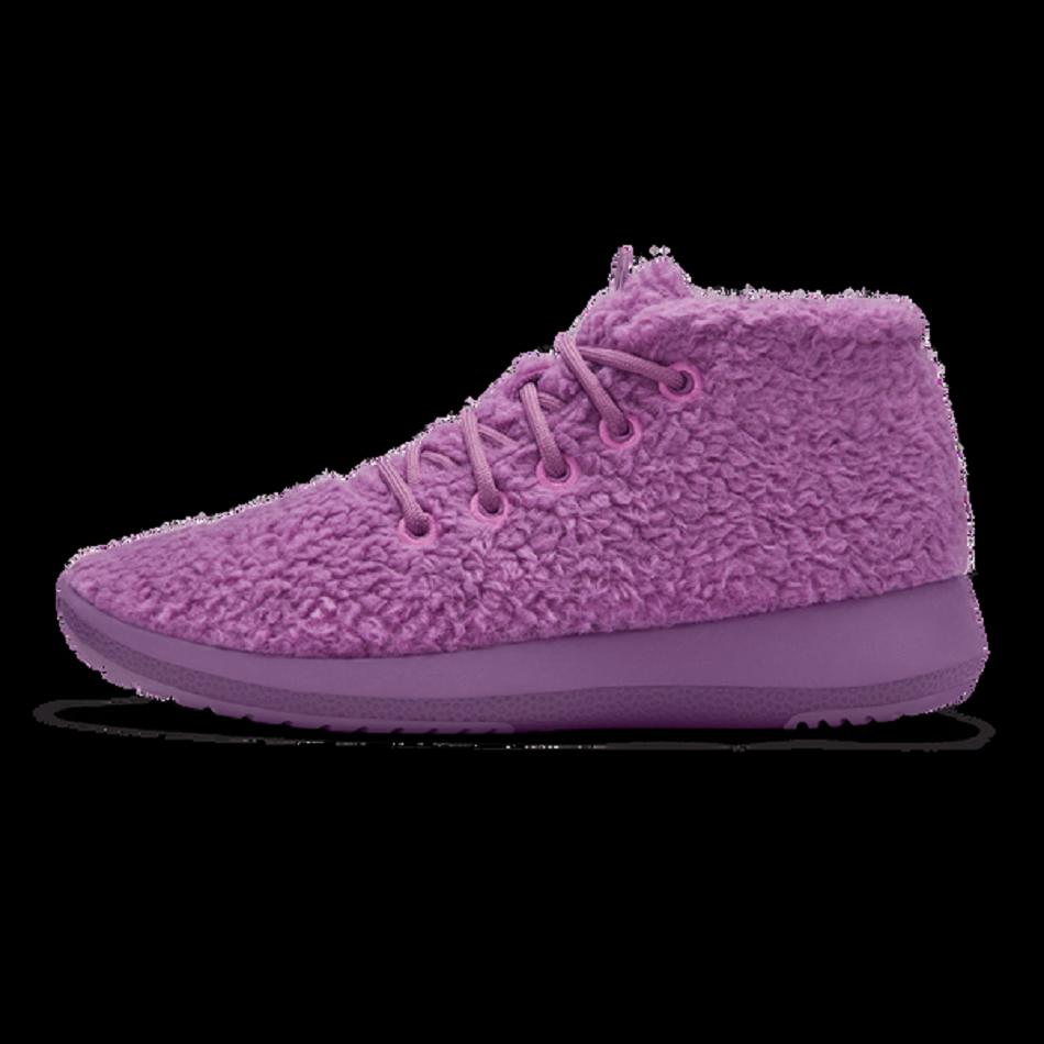 Men's Allbirds Wool Runner-up Fluffs High Tops Purple | PAUQX91110