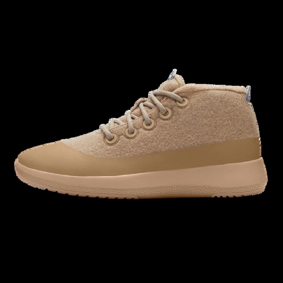 Men's Allbirds Wool Runner-up Mizzle Plus Waterproof Shoess Beige | AUCIF40987