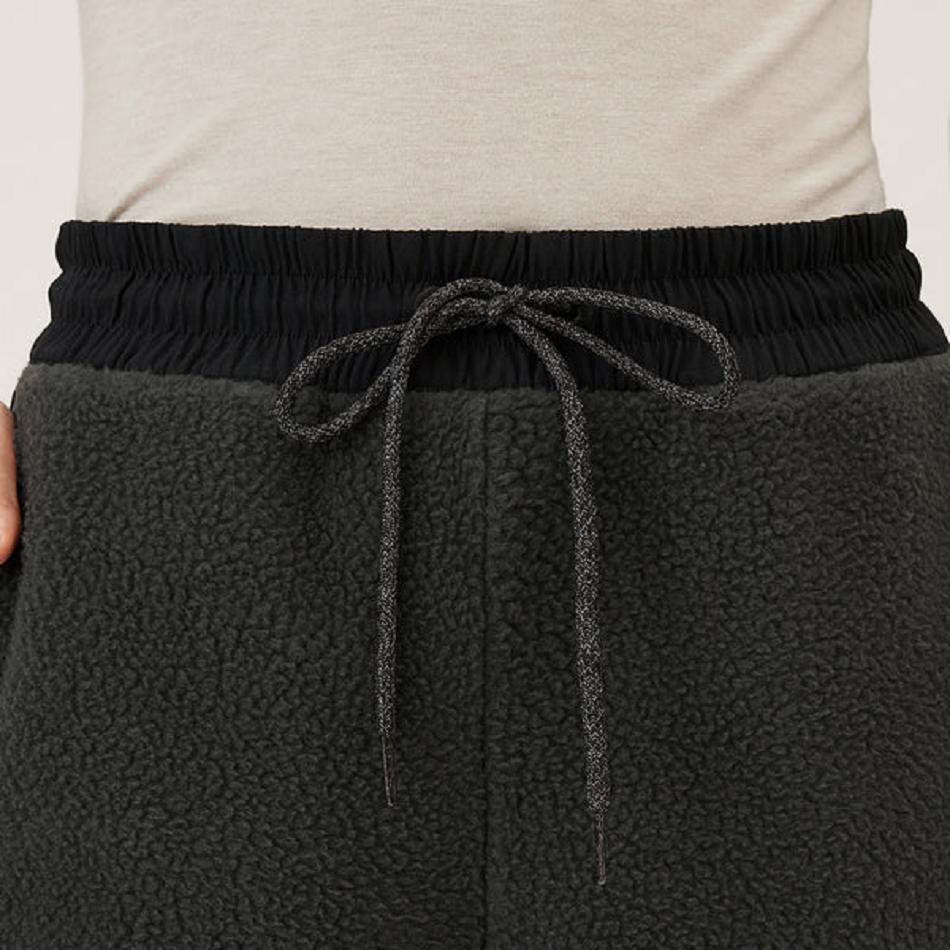 Women's Allbirds Fluff Fleece Pant Sweatpants Black | UAUND27904