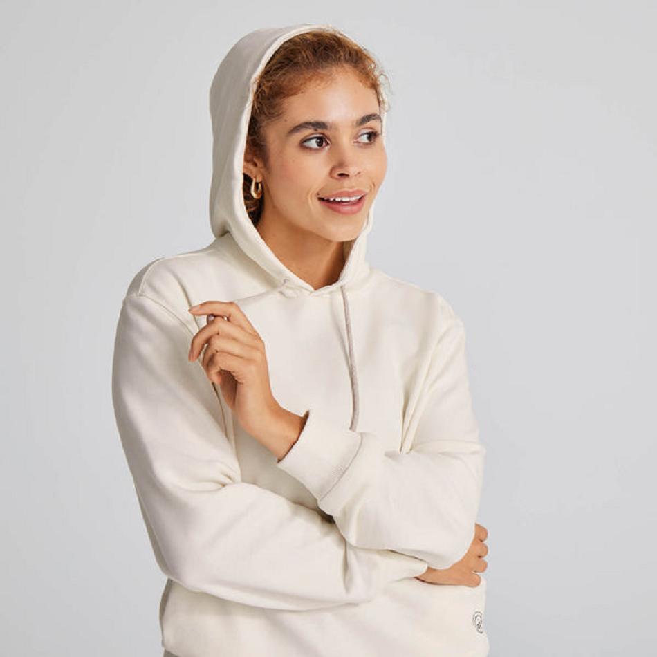 Women's Allbirds R&R Hoodie Sweatshirts White | GAUEC12315