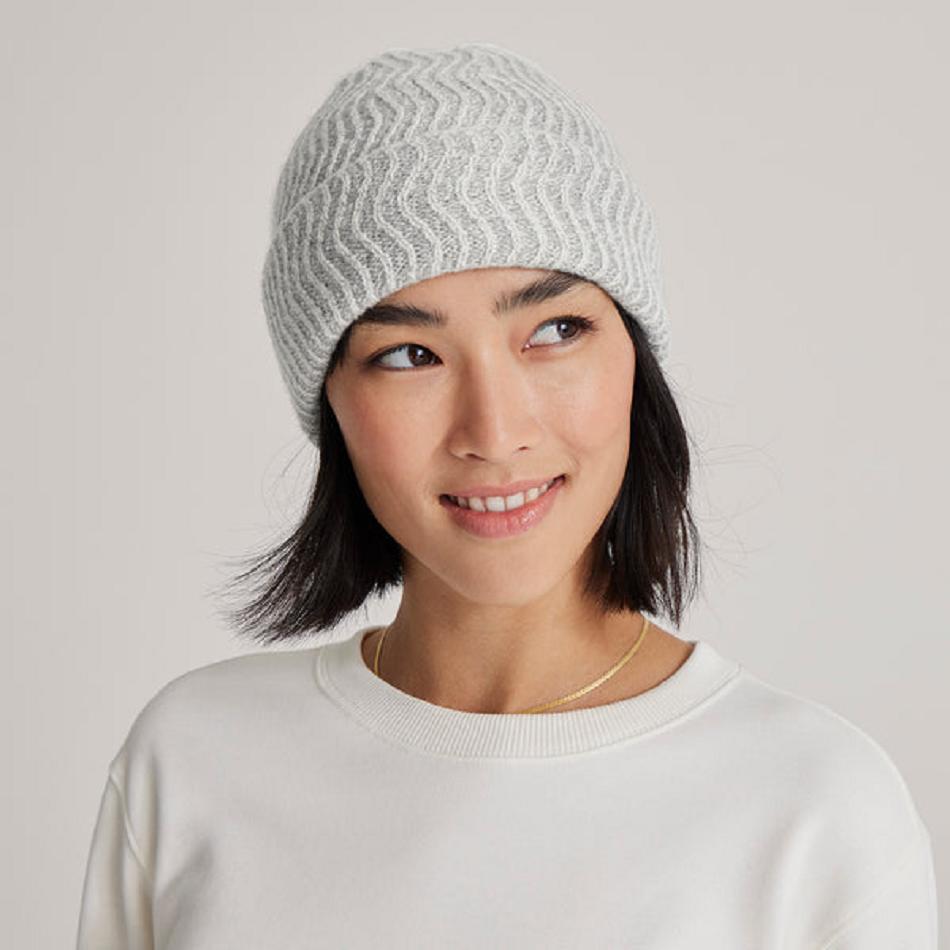 Women's Allbirds The Beanie Hats Beige | YAUGT27916