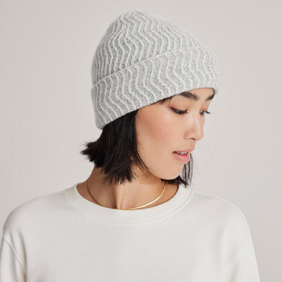 Women's Allbirds The Beanie Hats Beige | YAUGT27916