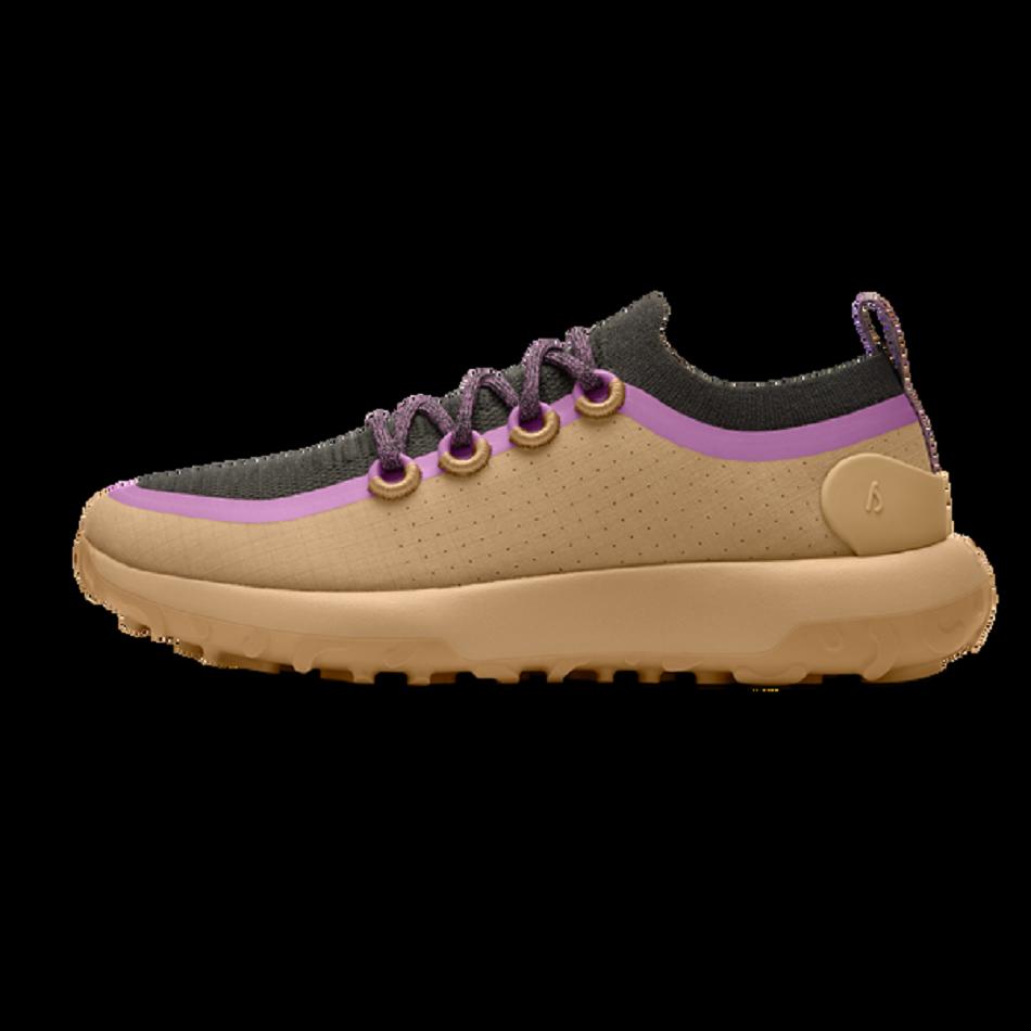 Women's Allbirds Trail Runners SWT Hiking Shoes Beige / Purple | TAUWZ63155