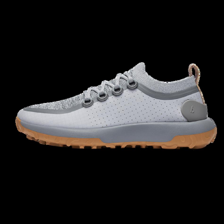 Women's Allbirds Trail Runners SWT Running Shoes Grey / Khaki | BAUSD72030