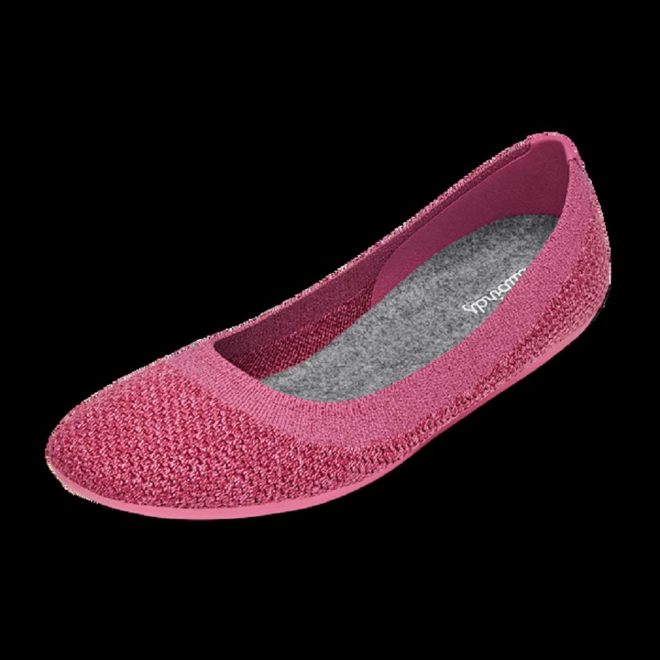 Women\'s Allbirds Tree Breezers Flats Pink | SAUVO24503