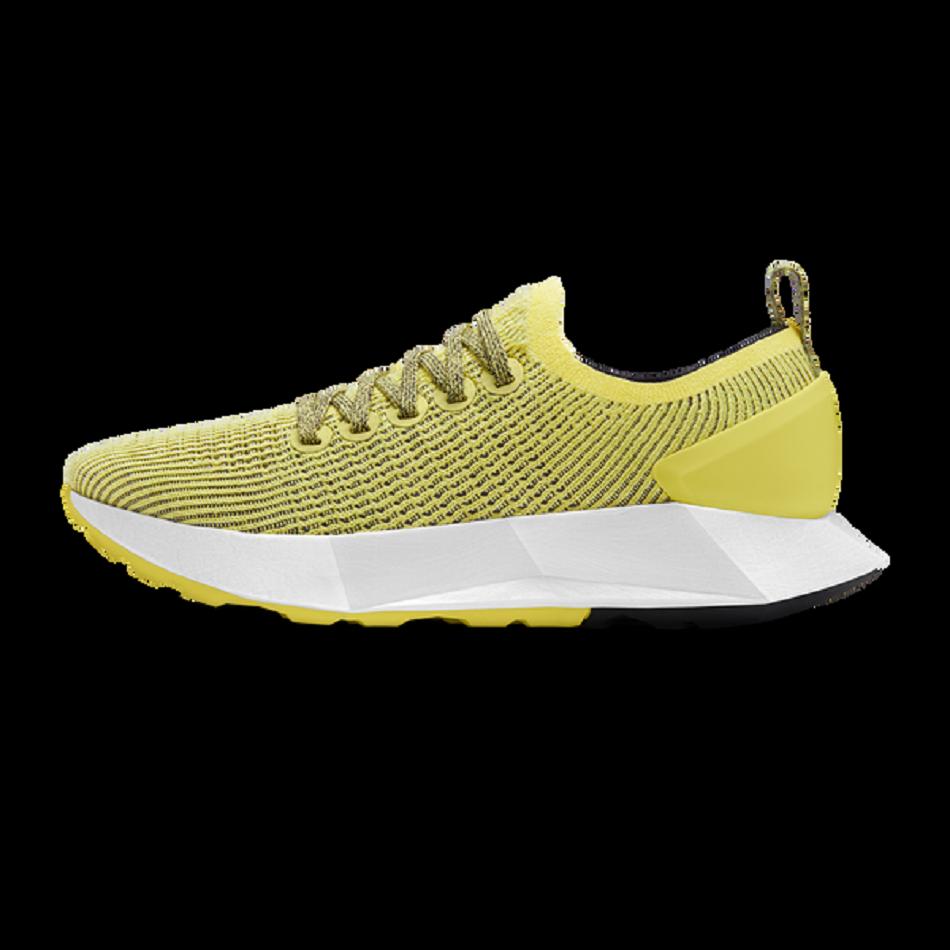 Women's Allbirds Tree Flyers Running Shoes Yellow | EAUHC59751