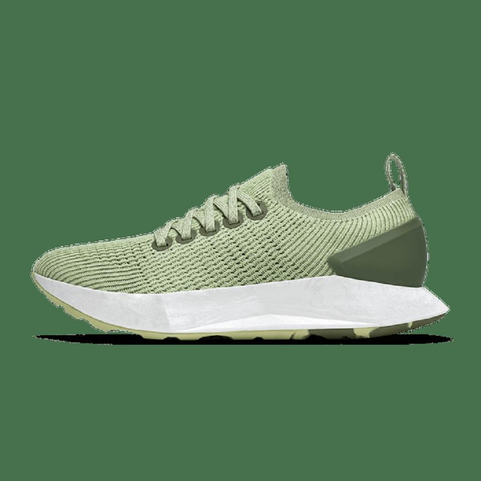 Women's Allbirds Tree Flyers Running Shoes Green | QAUWA69780