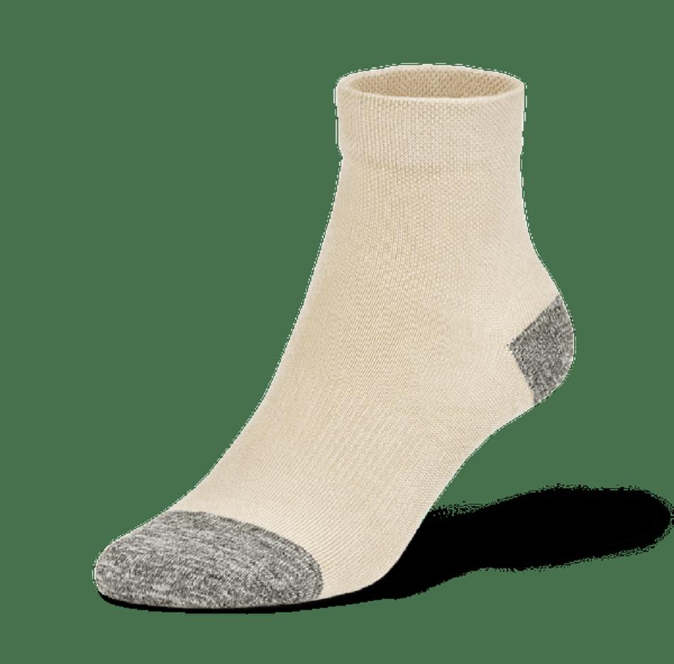 Women\'s Allbirds Trino® Quarters Socks Khaki | QAUUV12299