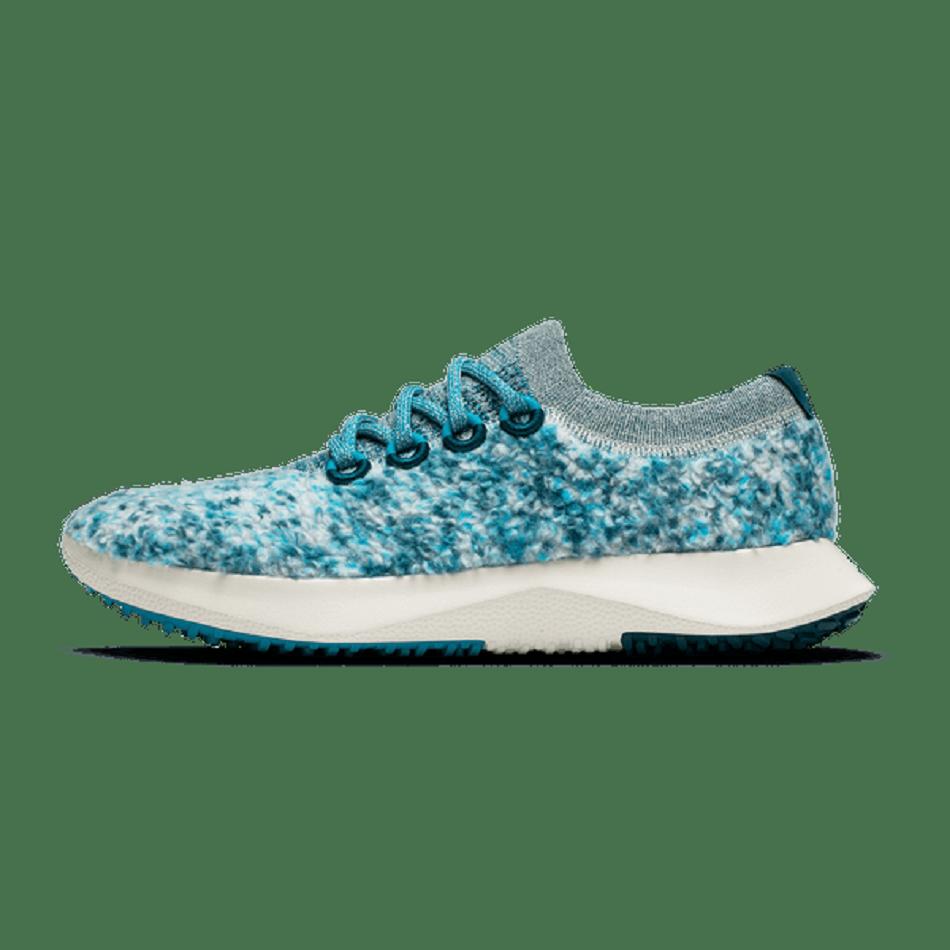 Women's Allbirds Wool Dasher Fluffs Running Shoes Turquoise | MAUFT32852