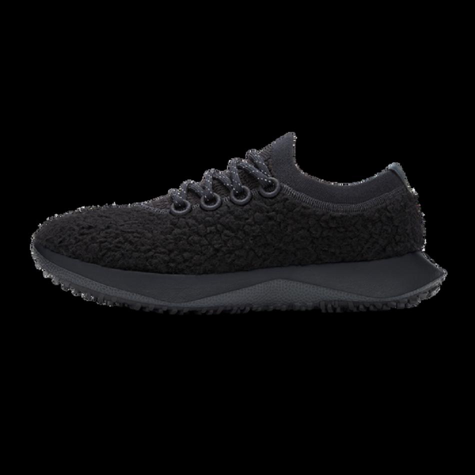 Women's Allbirds Wool Dasher Fluffs Running Shoes Black | ZAUMJ62357