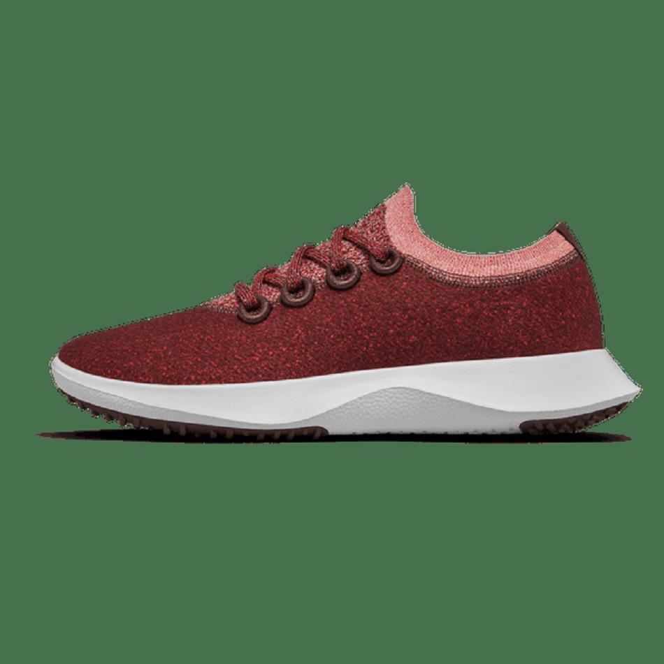 Women's Allbirds Wool Dasher Mizzles Running Shoes Burgundy | ZAUMJ52155