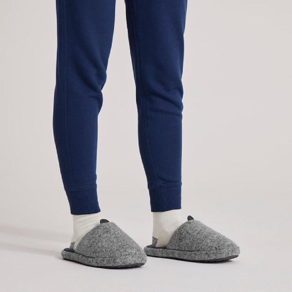 Women's Allbirds Wool Dwellers Slippers Grey | BAUSD35422