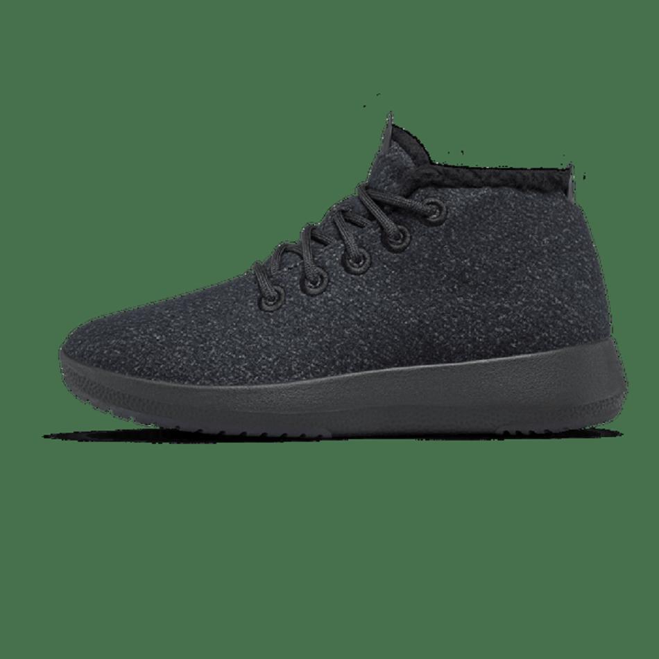 Women's Allbirds Wool Runner-up Mizzle Fluffs High Tops Beige / Black | AUICD15928